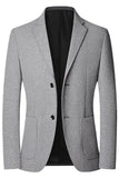 Blazer de baile de finalistas castanho castanho com um só peito