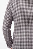 Blazer Masculino Preto de Peito Duplo Notched Lapela