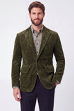 Blazer Blazer de Homem de Baile de Finalistas Castanho de Um Abotoamento Simples