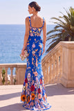 Vestido Maxi de Sereia com bordado quadrado verde escuro com bordado quadrado e apliques 3D