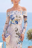 Vestido formal floral franzido floral sem alças de flor rosa vermelha com fenda
