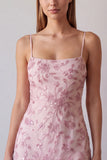 Vestido Curto de Homecoming com alças finas em fúcsia com alças finas, bodycon com missangas