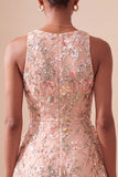 Vestido Curto de Regresso a Casa Curto Floral, Bordado em Linha A, com folhos e folhos