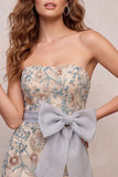 Vestido Curto de Regresso ao Casamento Curta Bodycon Cinzento Cinzento Claro, Lantejoulas Bodycon,