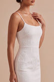 Vestido Pequeno Branco Pequeno Bodycon Jacquard Bodycon Floral