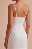 Vestido Pequeno Branco Pequeno Bodycon Jacquard Bodycon Floral