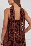 Vestido de dama de honor preto, sem alças, veludo arrugado, veludo comprido, com cachecol