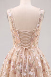 Vestido Curto Curto de Regresso a Casa A-Line A-Line Sweetheart com Lantejoulas