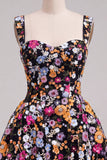 Vestido Curto Curto de Regresso a Casa A-Line A-Line Sweetheart com Lantejoulas