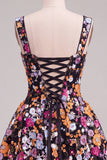 Vestido Curto Curto de Regresso a Casa A-Line A-Line Sweetheart com Lantejoulas