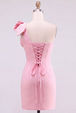 Vestido Curto de Regresso a Casa Amarelo, Bodycon Bodycon, Pérola e Pérolas Com Detalhe de Laço