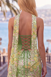 Vestido de Regresso a Casa com Espartilho Bodycon Bodycon Sweetheart Corset, Lantejoulas, com lenço no pescoço