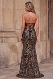 Vestido de baile de finalistas pretas com decote em V com decote em V, vestido de baile longo com fenda lateral alta