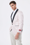 Light Pink Xaile Lapela Blazer Masculino