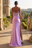Vestido de Baile de Finalistas Longo em Espartilho com Aplicação de Champanhe e Vestido de Baile Longo
