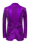 Blazer Masculino Lapela Shawl Dourado