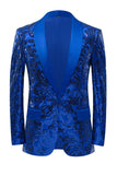 Blazer Masculino Lapela Shawl Dourado
