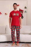 Red Merry Natal Família Pijama Sets