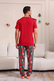 Red Merry Natal Família Pijama Sets