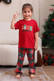 Red Merry Natal Família Pijama Sets