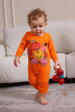 Halloween Orange Pumpkin Família Pijama set