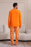 Halloween Orange Pumpkin Família Pijama set