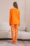 Halloween Orange Pumpkin Família Pijama set