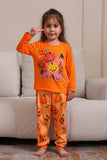 Halloween Orange Pumpkin Família Pijama set