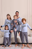 Cinzento Feliz Dia das Bruxas Família Pijama set