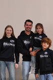 Família set Preto Manga Longa Sweatshirt