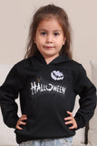 Black Halloween Família Costume Hooded Sweatshirt