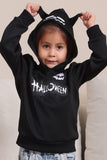 Black Halloween Família Costume Hooded Sweatshirt