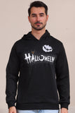 Black Halloween Família Costume Hooded Sweatshirt