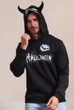 Black Halloween Família Costume Hooded Sweatshirt