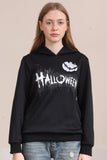 Black Halloween Família Costume Hooded Sweatshirt