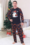 Pijamas de Halloween da Família de manga longa impressos pela Marinha