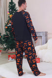 Pijamas de Halloween da Família de manga longa impressos pela Marinha