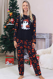 Pijamas de Halloween da Família de manga longa impressos pela Marinha