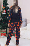 Pijamas de Halloween da Família de manga longa impressos pela Marinha