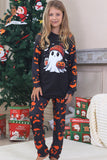 Pijamas de Halloween da Família de manga longa impressos pela Marinha