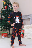 Pijamas de Halloween da Família de manga longa impressos pela Marinha