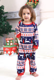 Pijamas de Natal Vermelho Winter Print Família