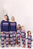 Pijamas de Natal Vermelho Winter Print Família