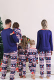 Pijamas de Natal Vermelho Winter Print Família