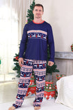 Pijamas de Natal Vermelho Winter Print Família