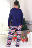 Pijamas de Natal Vermelho Winter Print Família