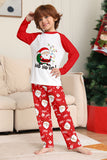 Papai Noel vermelho Print Natal Família Combinando Pijamas