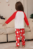 Papai Noel vermelho Print Natal Família Combinando Pijamas