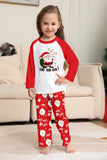 Papai Noel vermelho Print Natal Família Combinando Pijamas