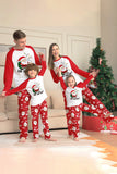 Papai Noel vermelho Print Natal Família Combinando Pijamas